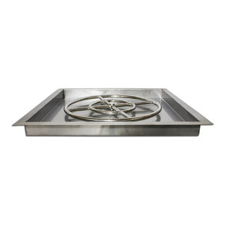 DIY Fire Table Stainless Steel Drop In Inserts/ Heavy Duty Pans by EasyFirePits 