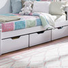 Lea Haley 3-Drawer Underbed Storage Boxes in White