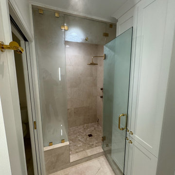 Buckhead Penthouse Luxury Primary Bathroom Remodel with Steam Shower