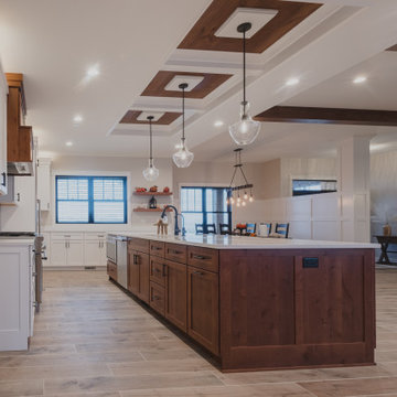 Traditional Knotty Alder Kitchen Design