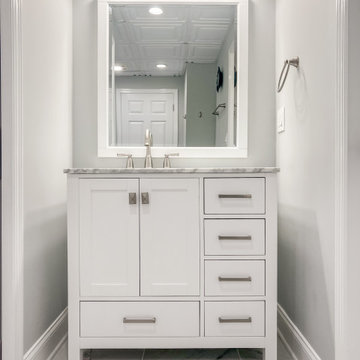 Featured Projects - Bathroom Build in Basement
