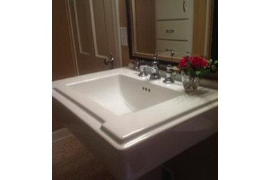 Elegant bathroom photo in Other