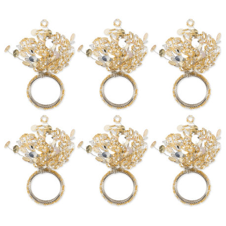 Sparkle Napkin Ring Set/6