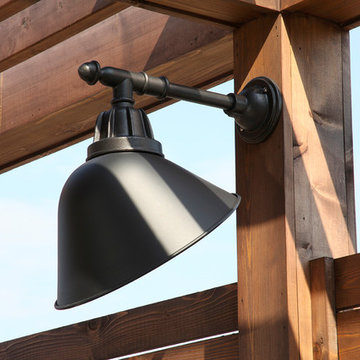 Craftsman Garage Roof Deck