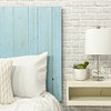 Handcrafted Headboard, Hanger Style, Baby Blue, King