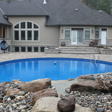 Custom Backyard and Pool