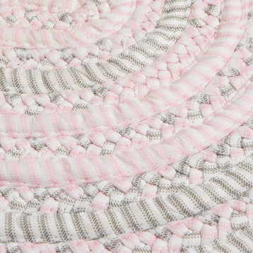 Bella Nursery Rug, Pink Gray 2'x3'