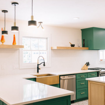 Vibrant Modern Kitchen
