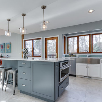 Modern White Kitchen Remodel Arnold, MD