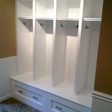 Cubbies, Storage, Hooks for Basement