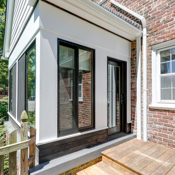 Porch to Sunroom Conversion