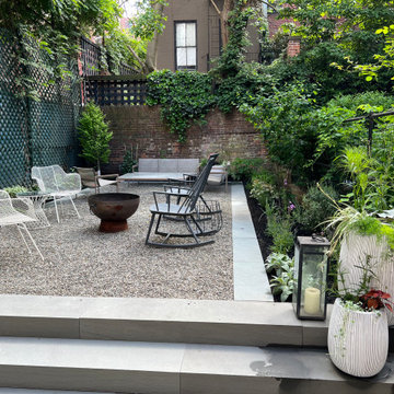 Manhattan UWS Brownstone romantic garden