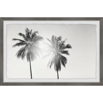 "Light from the Palm" Framed Painting Print, 12"x8"