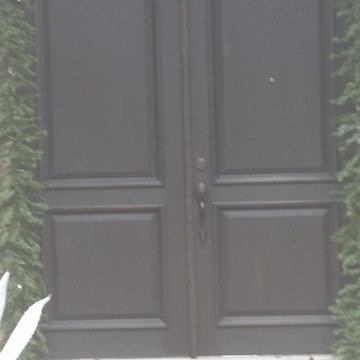Exterior Staining Doors & Shutters