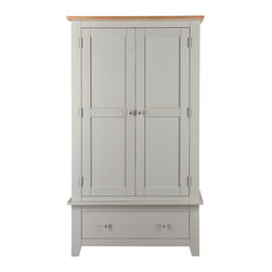 Chester Grey Gents Wardrobe - Armoires And Wardrobes