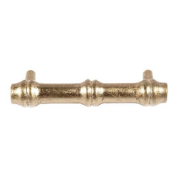 Worlds Away Marcus Bamboo Hardware in Brass - Cabinet And Drawer Knobs