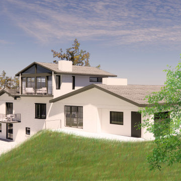 Pop top master suite with Western views