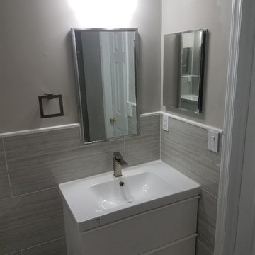 Contemporary Kitchen and Bathroom Remodel