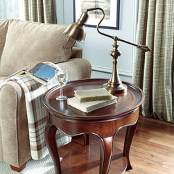American Drew 091-916 Cherry Grove The New Generation Oval End Table-Wood Top-Kd - Side Tables And End Tables