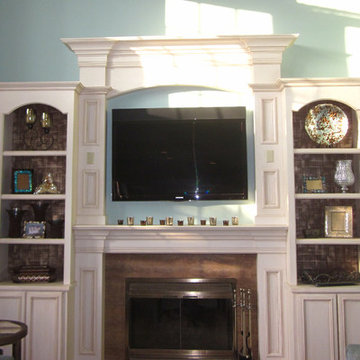 West Orange, NJ Custom Living Room Built-In