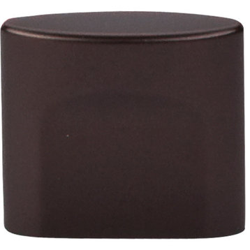 Top Knobs  -  Oval Slot Knob Small 3/4" (c-c) - Oil Rubbed Bronze