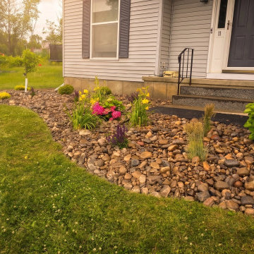 Rock Garden Design East Greenbush, NY Foundation Landscaping