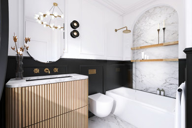 Black and White Bathroom