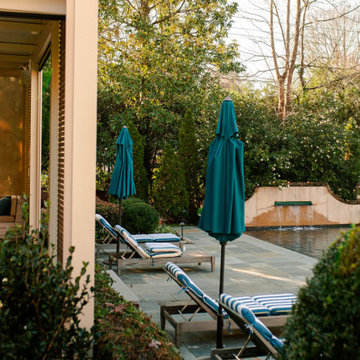 Residential: Custom Pergola Protection For Home Golf Simulation Clubhouse