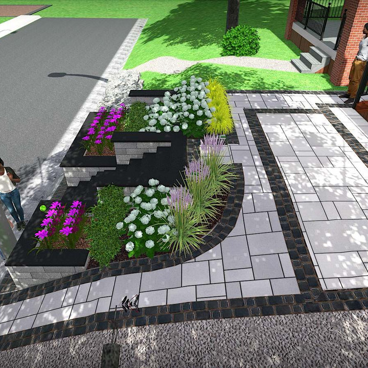 75 Concrete Paver Raised Garden Bed Ideas You'll Love - April, 2025 | Houzz