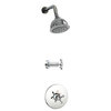 Nature Thermostatic Shower Set With Knob Handle, Brushed Nickel