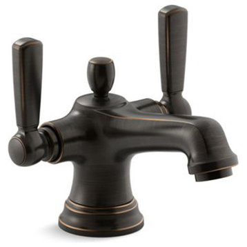 Kohler Bancroft Monoblock 1-Hole Bathroom Faucet, Oil-Rubbed Bronze