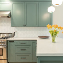 kitchen counter and splash
