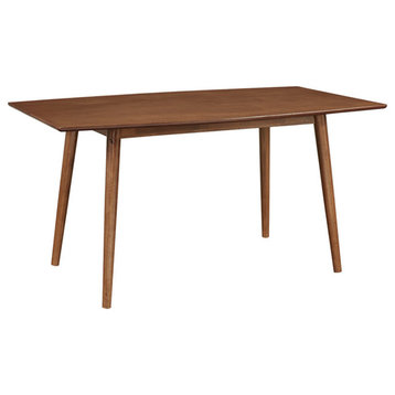 James Allan WEIF27808 Minimalist 60"L Rustic Wood Dining Table - Brown