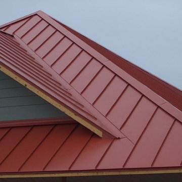 Red Standing Seam Metal Roof San Antonio