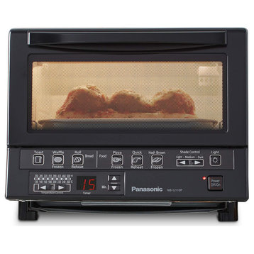 NB-G110P-K Toaster Oven FlashXpress with Double Infrared Heating, Black