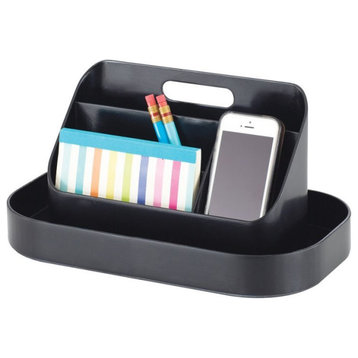 Safco Products Portable Desktop Organizer Caddy in Black