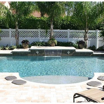 63 - Contemporary Pool with Modest Water Feature