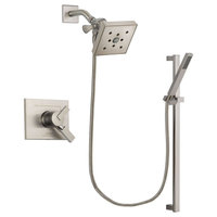 Delta Vero Stainless Steel Finish Shower Faucet System With Hand Shower DSP2378V