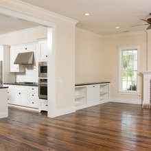 living room and kitchen transition