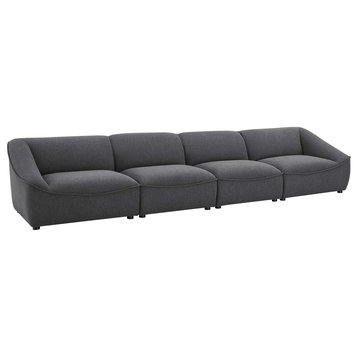 Comprise 4-Piece Sofa, Charcoal