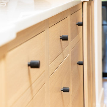 California Modern White Oak Kitchen