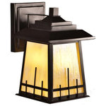 Dale Tiffany - Dale Tiffany Clyde, 7" 7.5W LED Outdoor Wall Sconce, Bronze/Dark Brown - The contemporary elegance of our Clyde LED OutdoorClyde 7 Inch 7.5W 1  Oil Rubbed Bronze Ha *UL Approved: YES Energy Star Qualified: n/a ADA Certified: n/a  *Number of Lights: 1-*Wattage:7.5w LED Module bulb(s) *Bulb Included:Yes *Bulb Type:LED Module *Finish Type:Oil Rubbed Bronze