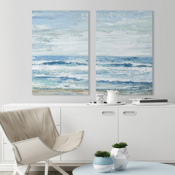Ride the Waves Diptych