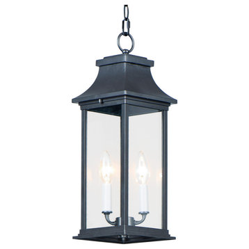 Maxim Vicksburg 2-Light Outdoor Hanging Lantern 30029CLBK - Black