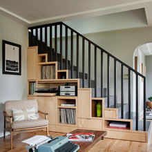 Storage below stairs