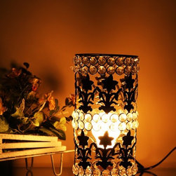 Traditional Fashion Metal Crystal Designs Lamp - Table Lamps