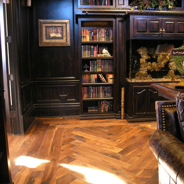 Hand Scraped Hand-Hewn Hand-Rubbed Antique Finish on Black American Walnut