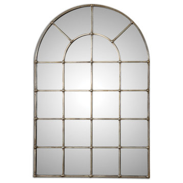 Barwell Arch Window Mirror, Natural