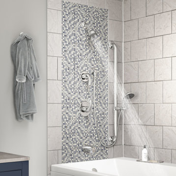 Origins Single Handle 1-Spray Tub & Shower Faucet, 1.5 GPM, Chrome