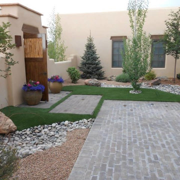 Front Yard Landscapes with Artificial Grass